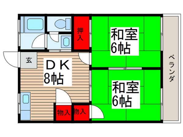 サンレジデンスの物件間取画像